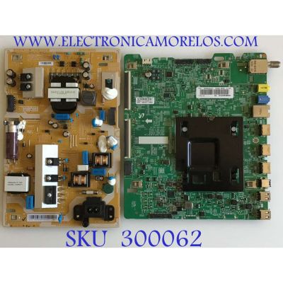 KIT DE TARJETAS SAMSUNG / MAIN BN94-12430A / BN97-13635A / BN41-02568B / FUENTE BN44-00806F / L40S6R_MSM / PSLF131S09A / PANEL CY-GK040HGLVCH / MODELO UN40MU6300FXZA FB02